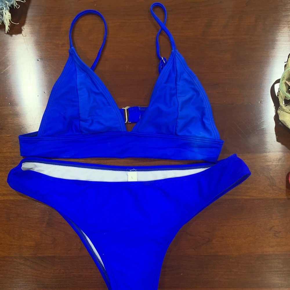 BLUE BIKINI size large